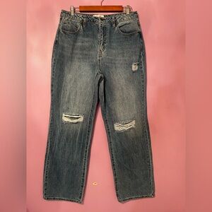 Fashion Nova Light Blue High Rise Jeans